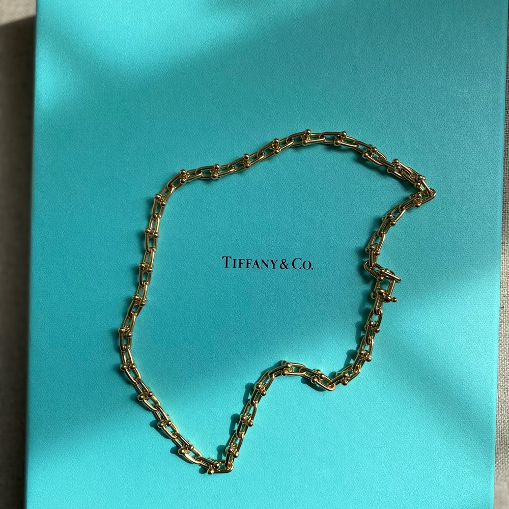 Brand NEW Tiffany HardWear Medium Link Necklace
in Yellow Gold - Picture 8 of 12